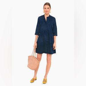 Tuckernuck navy shirtdress, medium